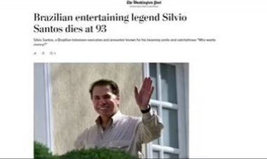 Silvio Santos: A Morte do Ícone da TV Brasileira Ganha Destaque na Imprensa Internacional