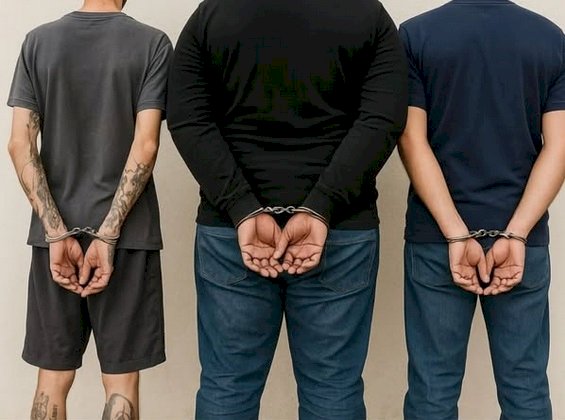 Polícia prende três suspeitos de tentativa de latrocínio em Monte Alto, distrito de Padre Bernardo